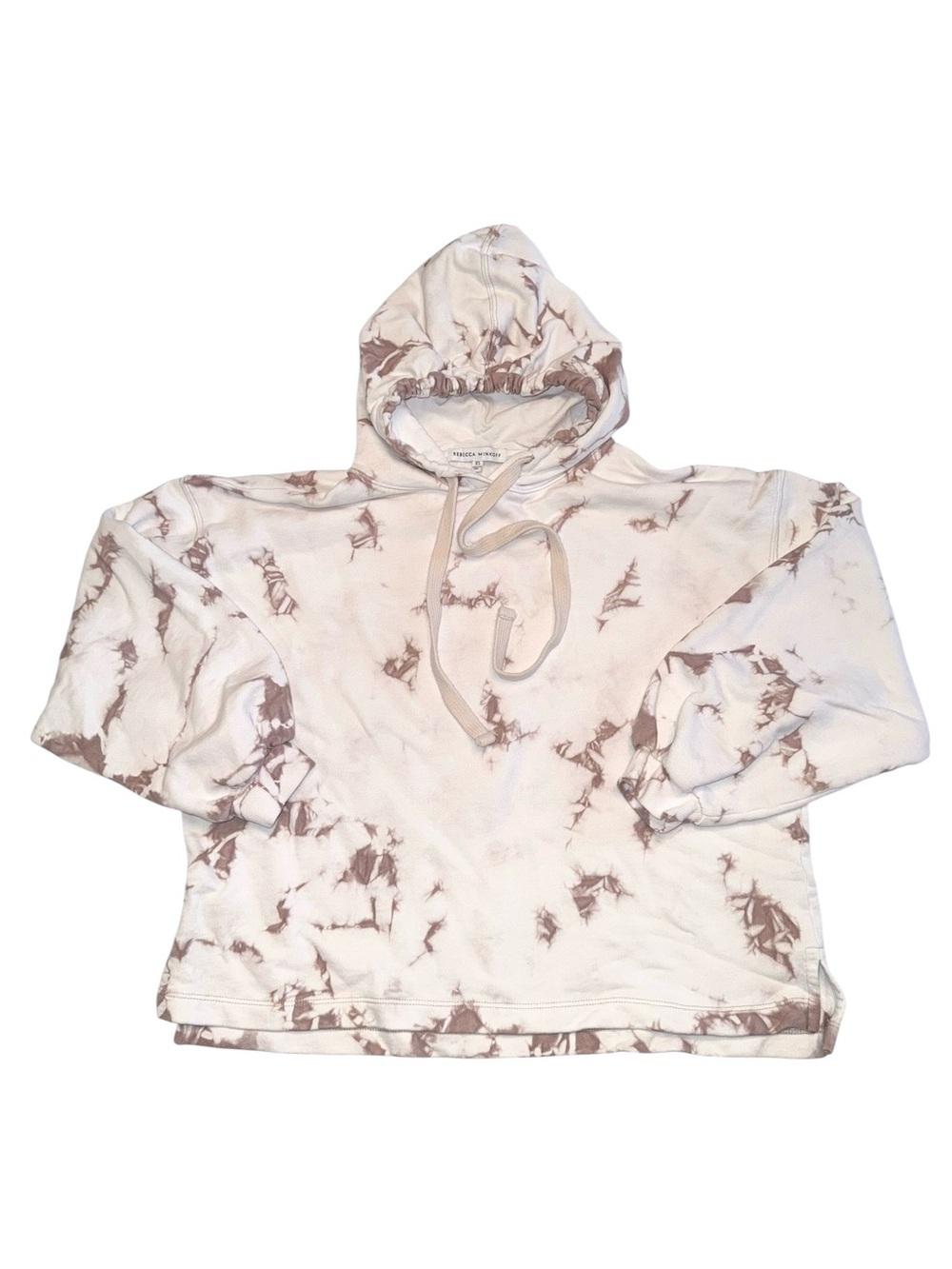 Rebecca Minkoff Women's Oversized Rosie Hoodie an Khaki Beach XS Orig $118 - Picture 4 of 8